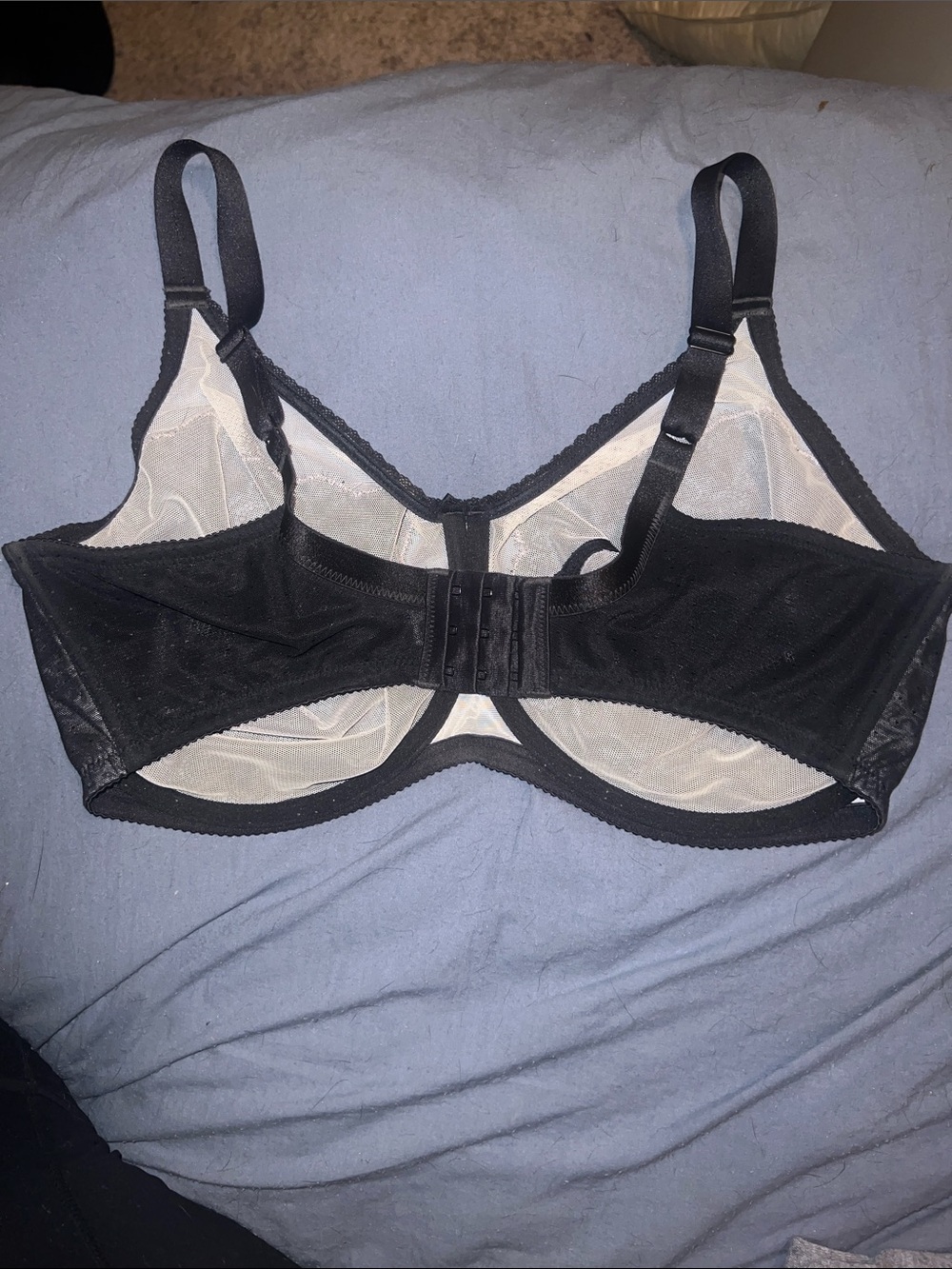 Wacoal Black Sheer Lace Underwire Bra - Picture 3 of 3